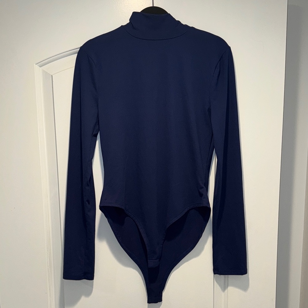 Zenana Outfitters Navy Blue Bodysuit
